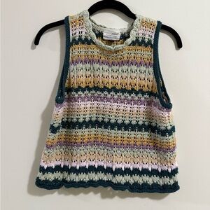 Universal Thread Multicolor Knit Top Y2K